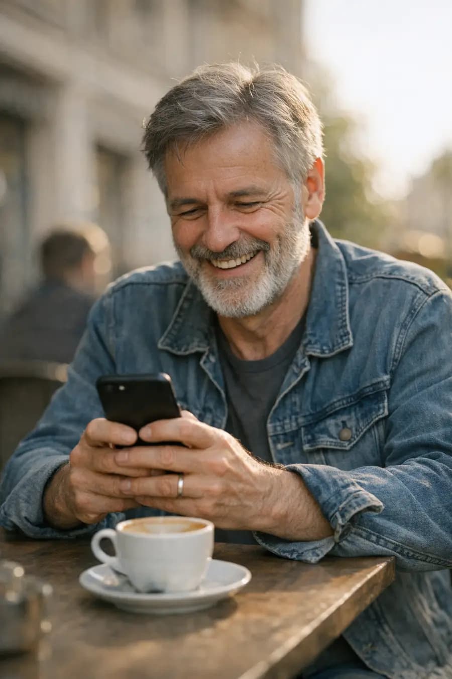 Tippgeber teilt seinen Empfehlungslink vom Handy